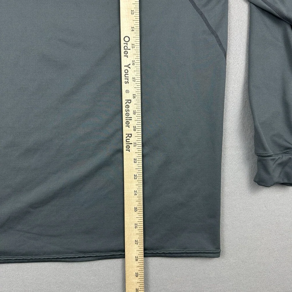 Nike Pro Shirt Men Large Gray Mock Neck Dri-FIT Long Sleeve Base Layer L